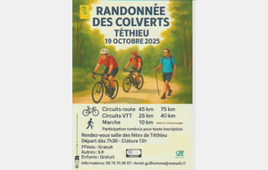RANDONNE TETHIEU 19 OCTOBRE