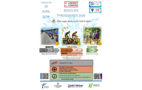 26 AVRIL - BOUCLES TYROSSAISES 2026
